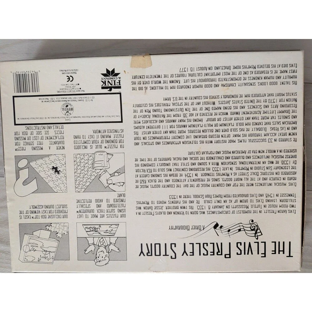 Elvis: The Graceland Collection Classic Puzzle 1000 Pieces 1996